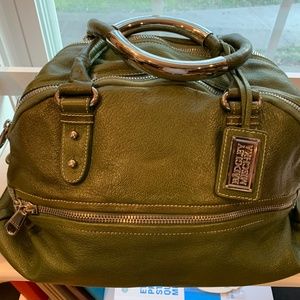 Badgley Mischka Vintage Style Bowler Bag